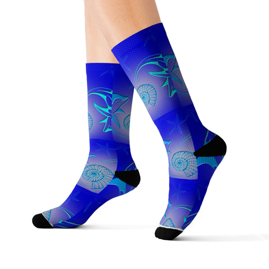 LARGE DOLPHIN PROJECT Tubed Socks