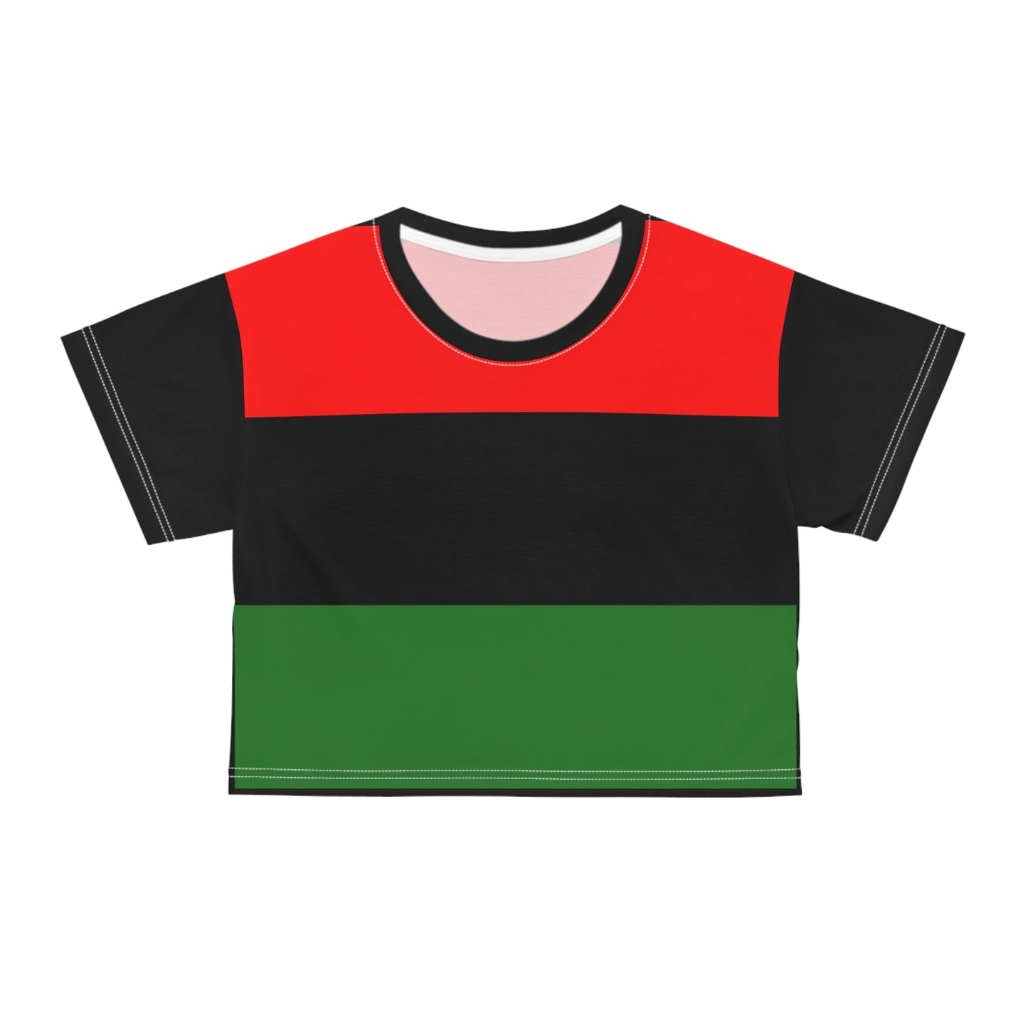 African Flag Crop Tee