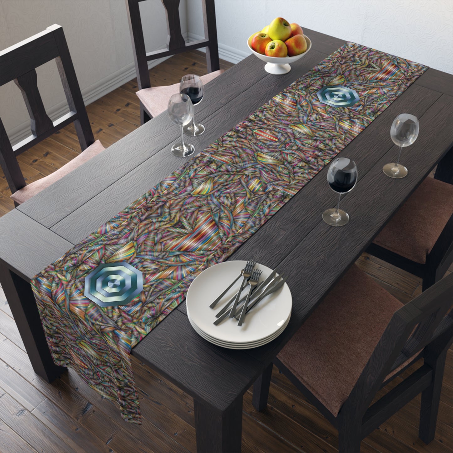 Cerebral Table Runner (Cotton, Poly)