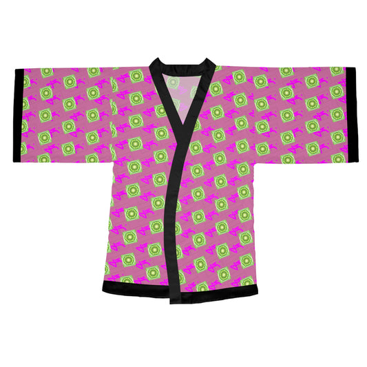 Jalapeno Long Sleeve Kimono Robe