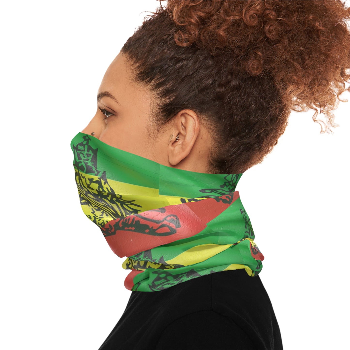 Jamaican Flag Midweight Neck Gaiter