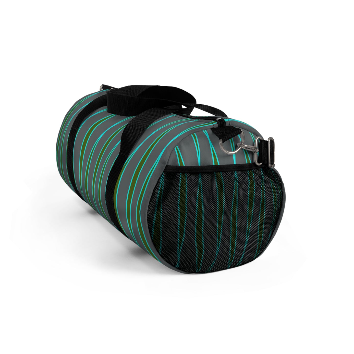 Light Ribbons (Gray) Duffel Bag