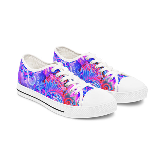 Mandalas-Pink 2 Women's Low Top Sneakers