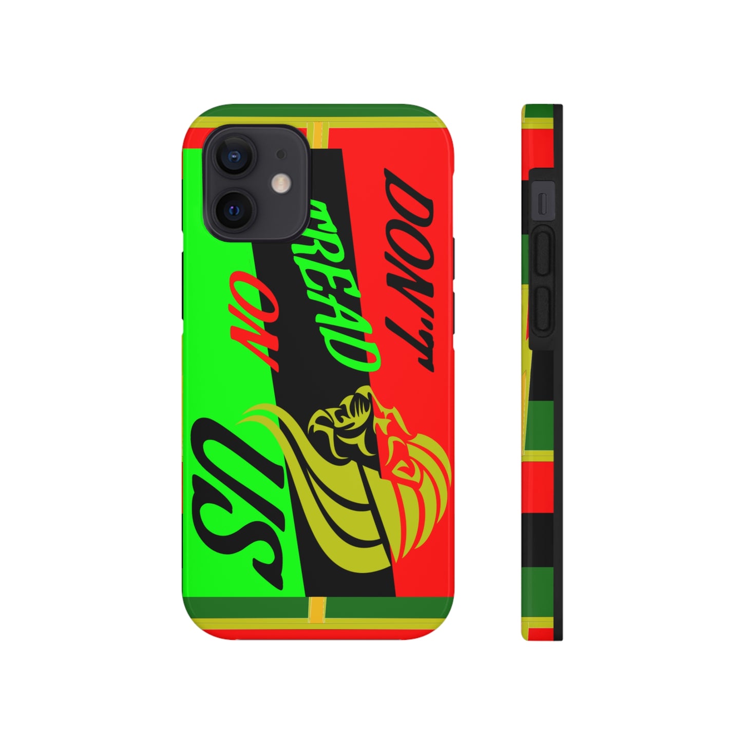 "Don't Tread On Us" African Diaspora Flag Tough Phone Cases, Case-Mate