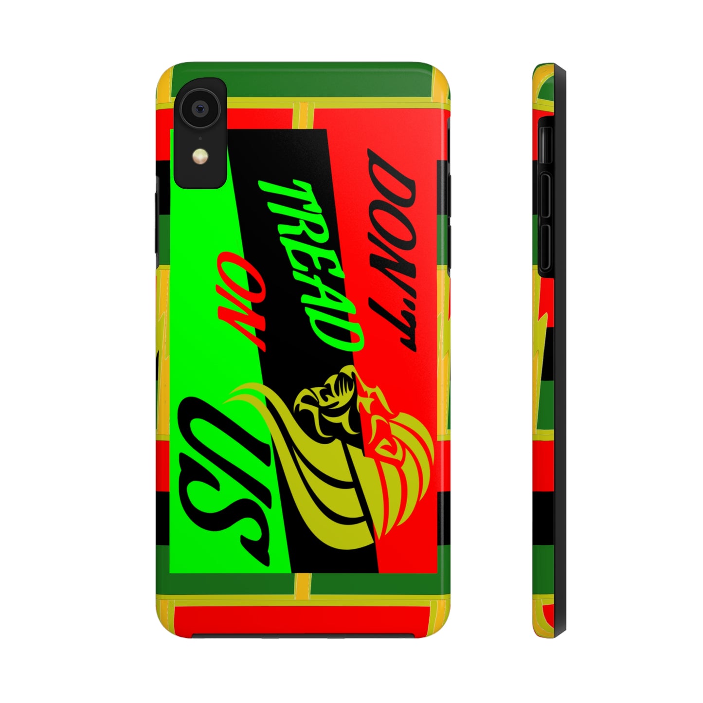 "Don't Tread On Us" African Diaspora Flag Tough Phone Cases, Case-Mate