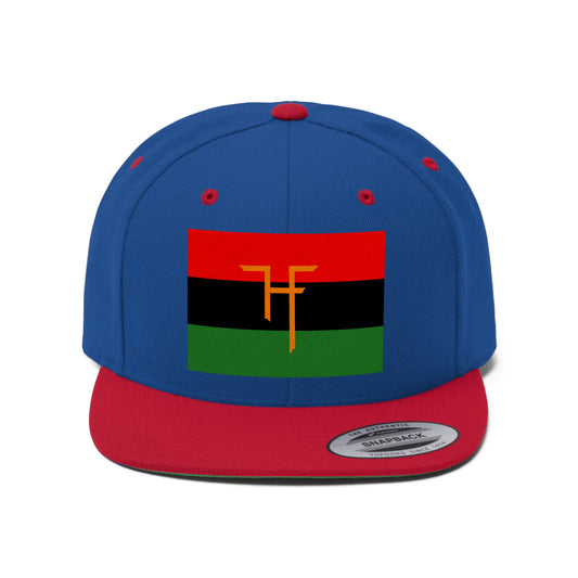 T F H DIASPORA FLAG (EMBROIDERED)  Unisex Flat Bill Hat