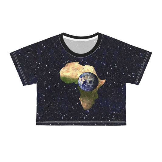 Earth In Africa Crop Tee