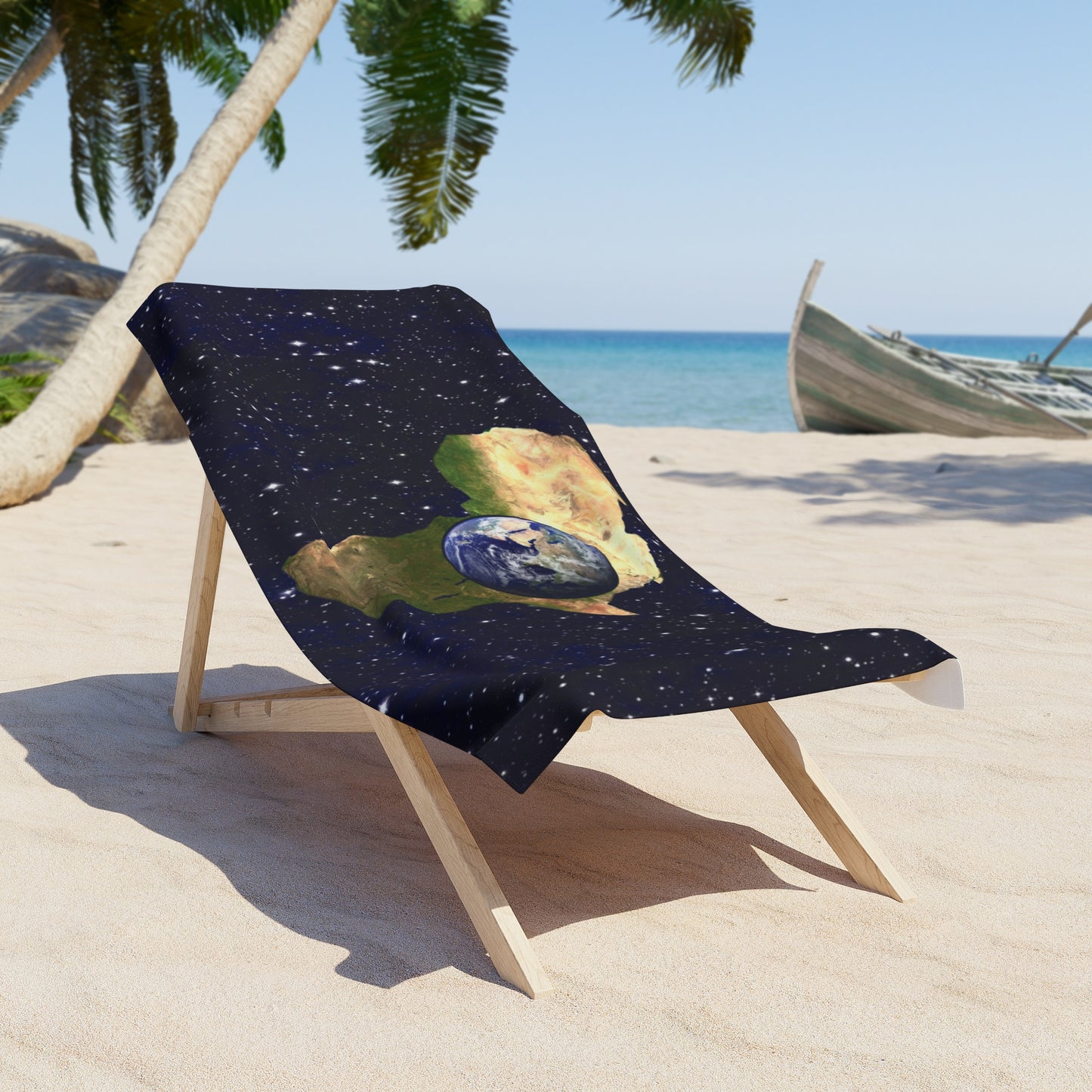 Earth In Africa Beach Towel