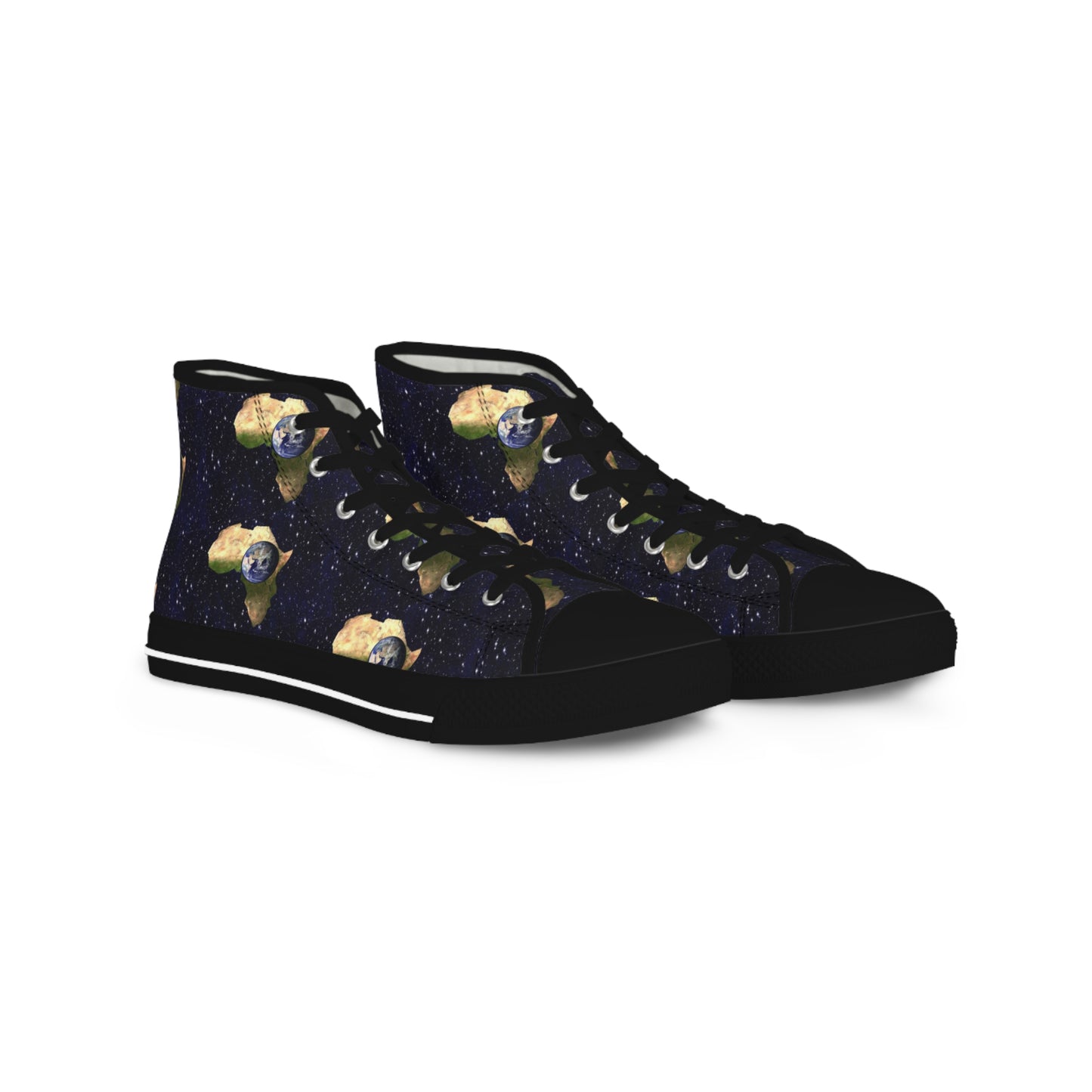 Earth In Africa Men's High Top Sneakers