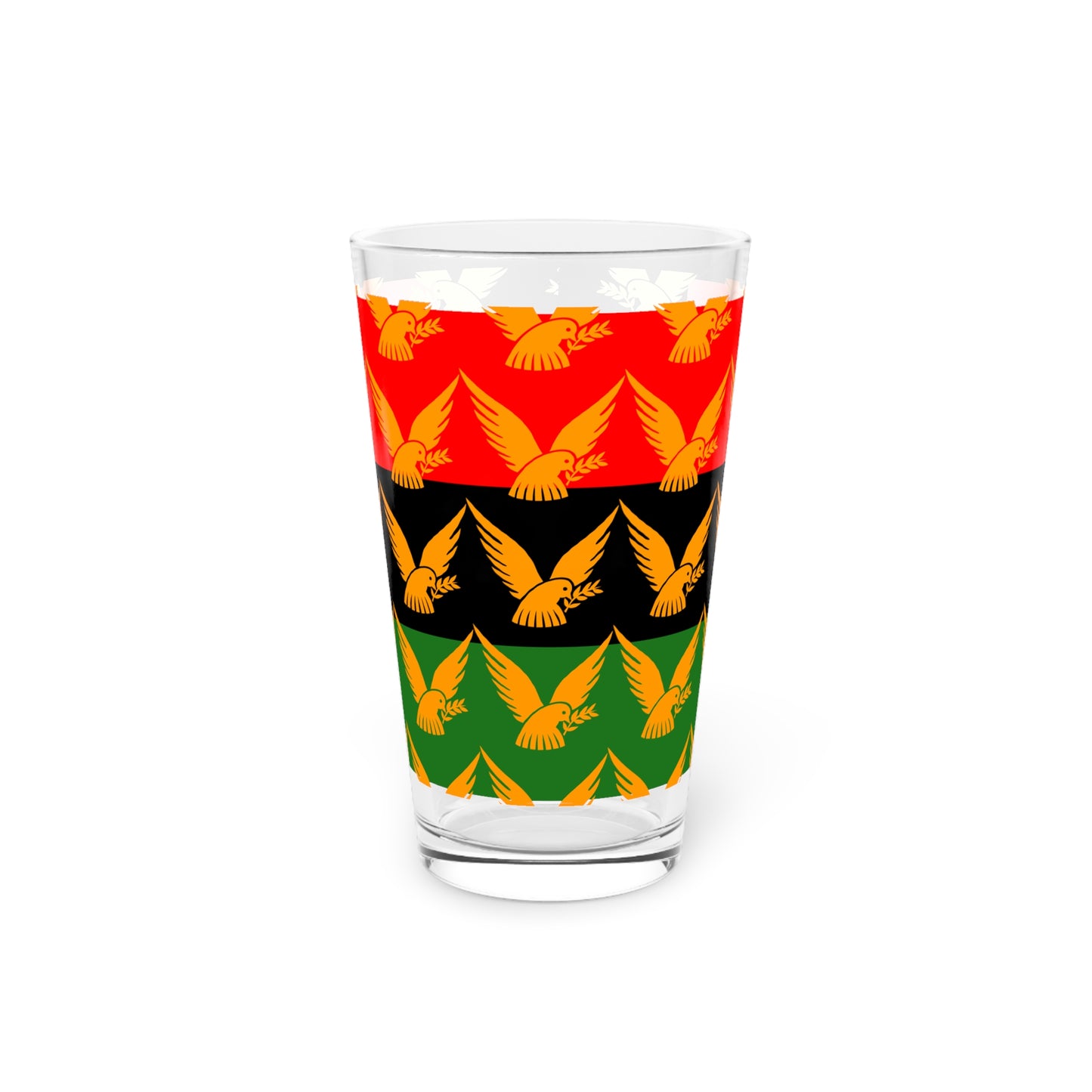 African Knight  Pint Glass, 16oz