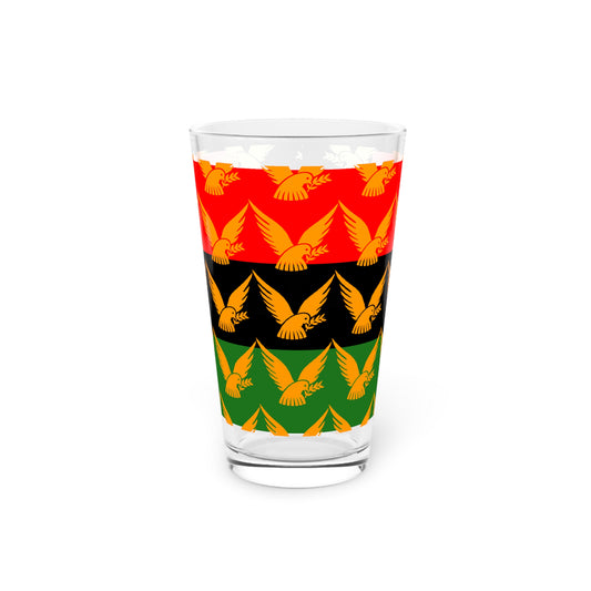 African Knight  Pint Glass, 16oz