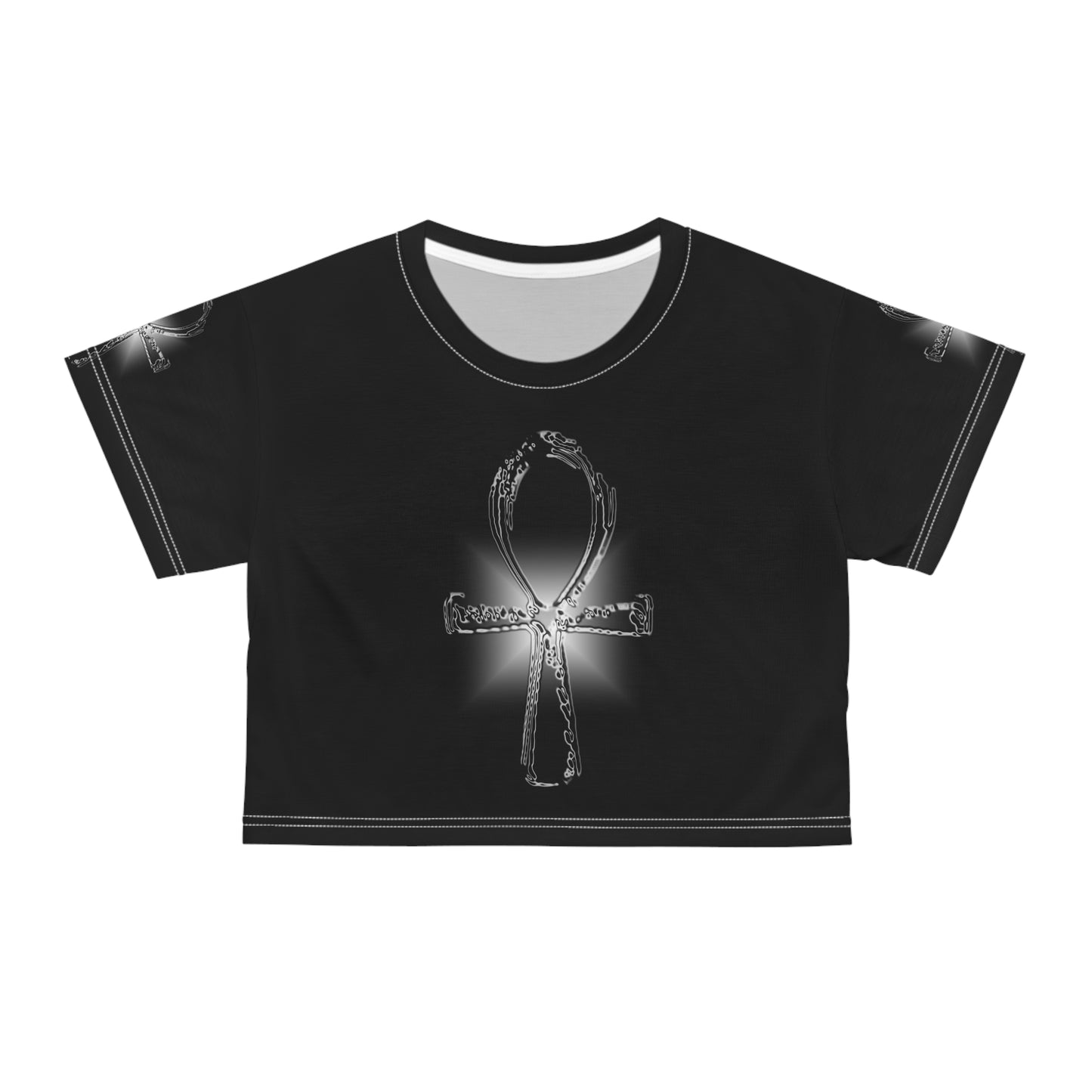 Glass ANKH Crop Tee