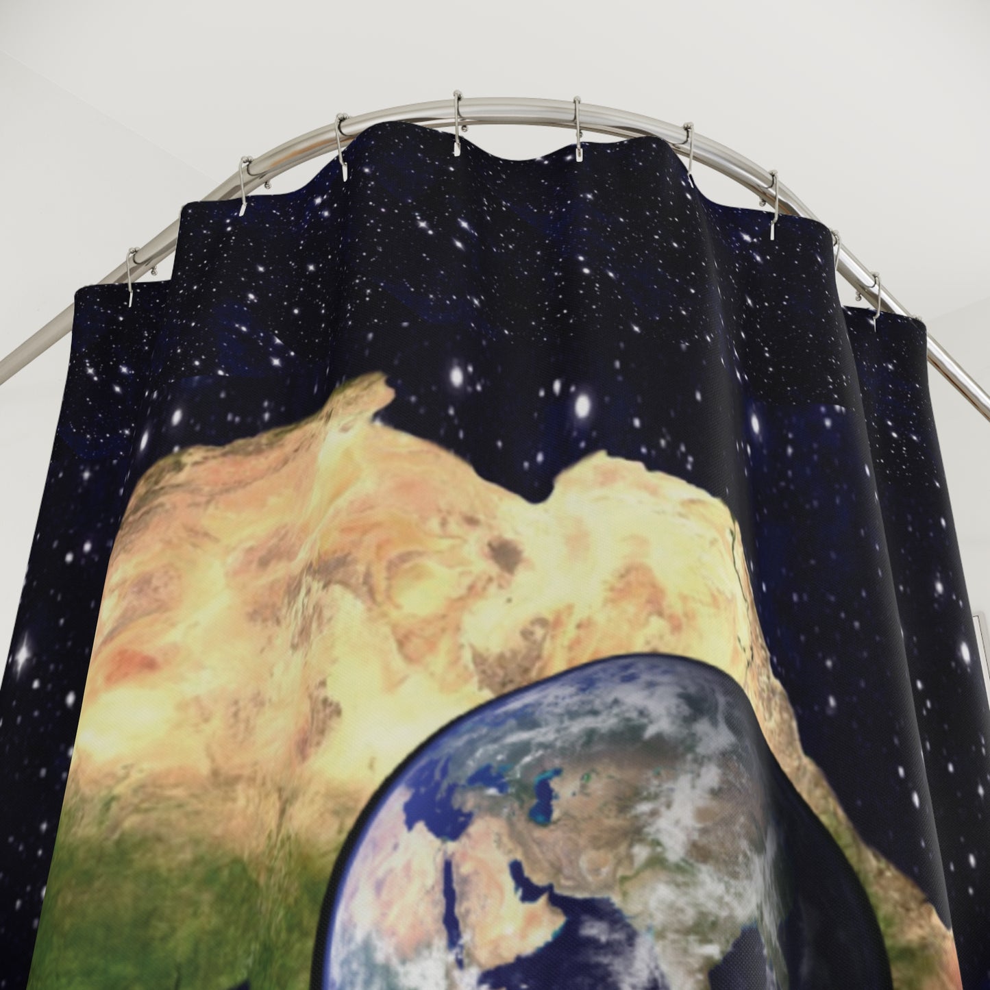 Earth In Africa Polyester Shower Curtain