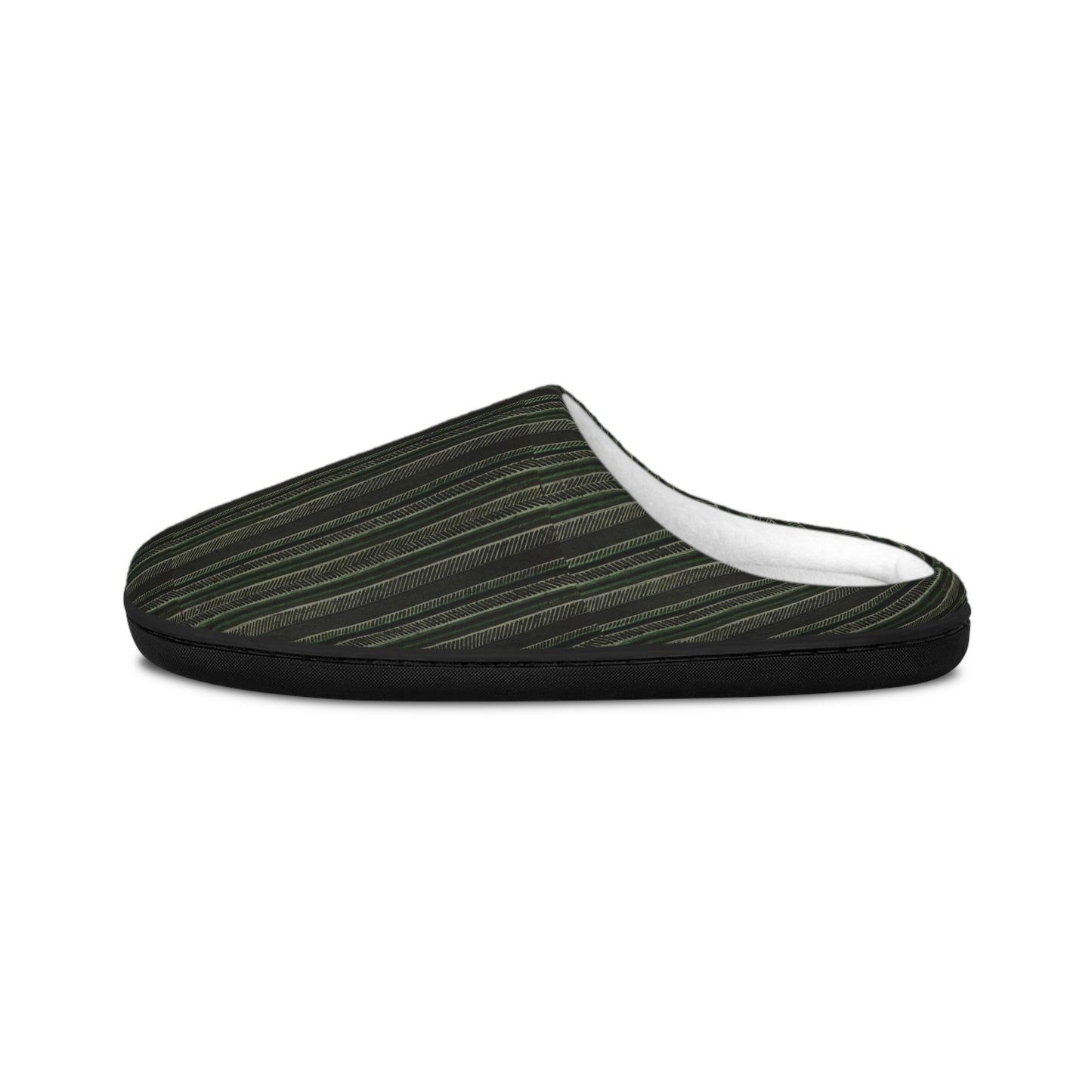 Gray is Black Men's Indoor Slippers