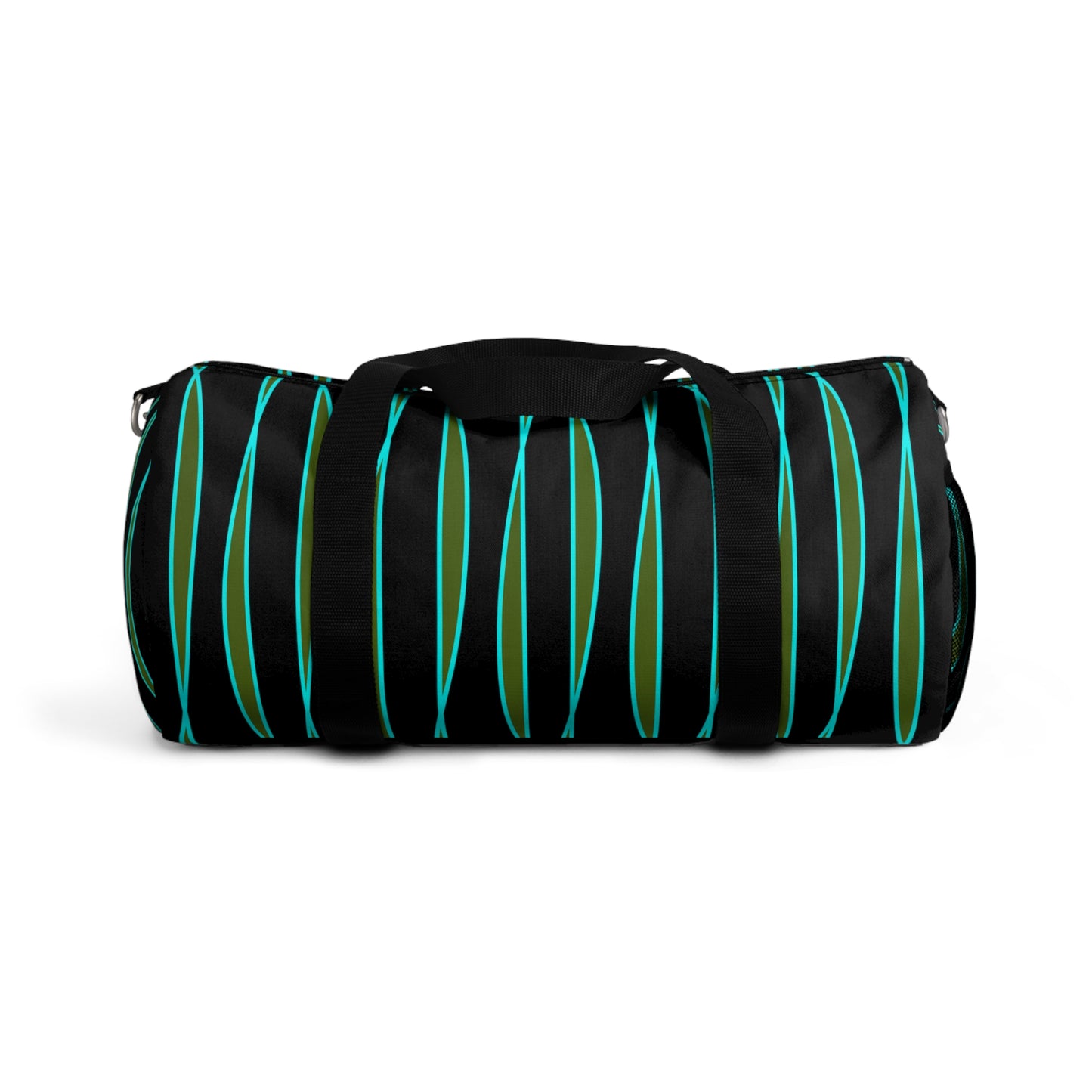 Light Ribbons (Black) Duffel Bag