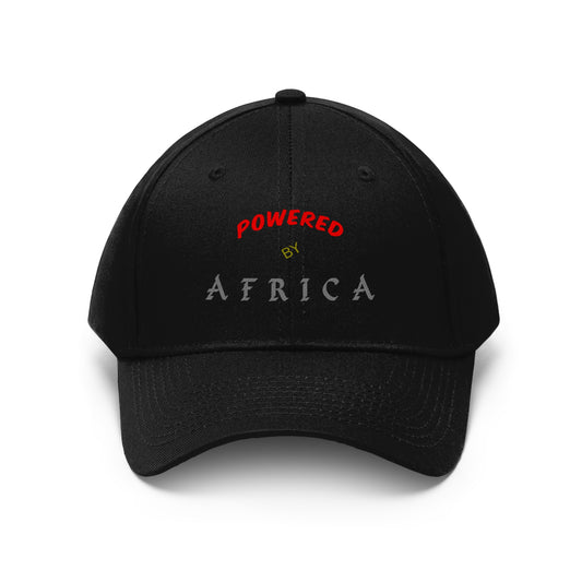 Powered By Africa Unisex Twill Hat