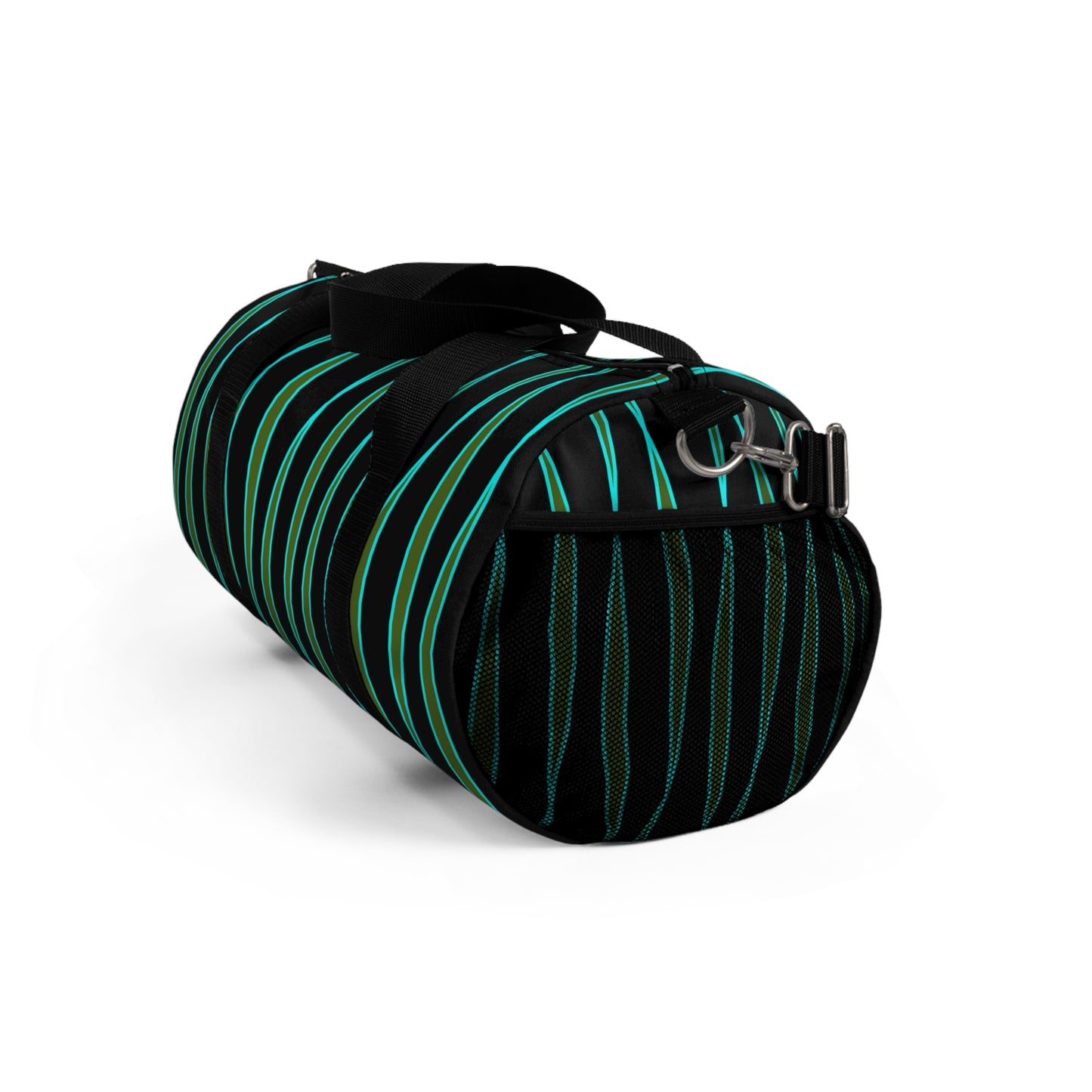 Light Ribbons (Black) Duffel Bag