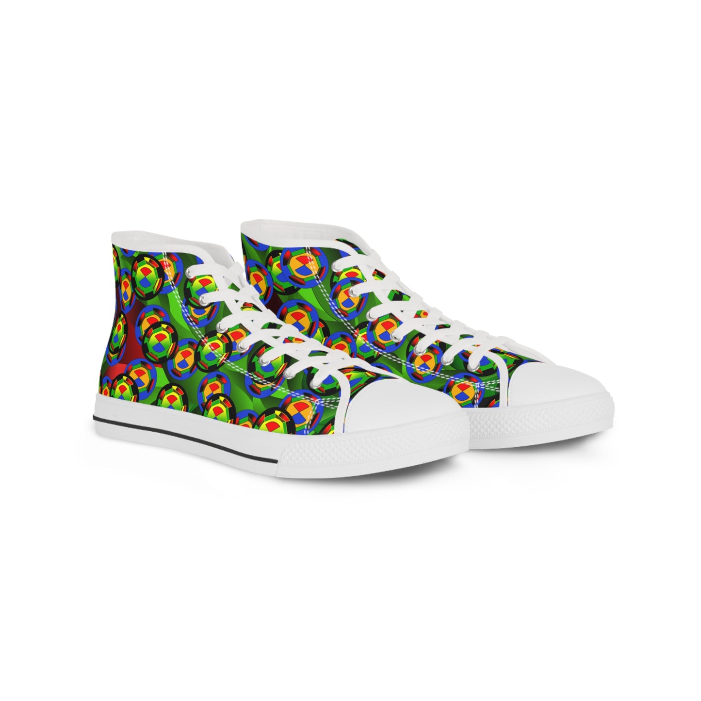 Leaf Horn Men's High Top Sneakers