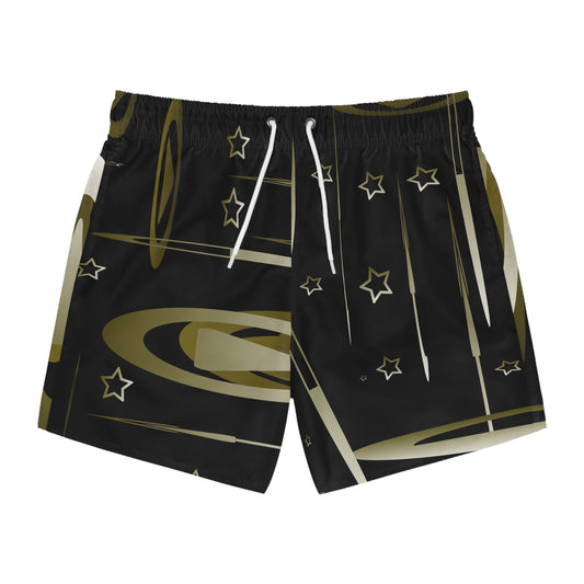 Gold Stars Swim Trunks (AOP)