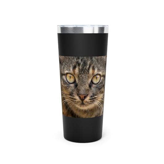 Cat Face  Copper Vacuum Insulated Tumbler, 22oz