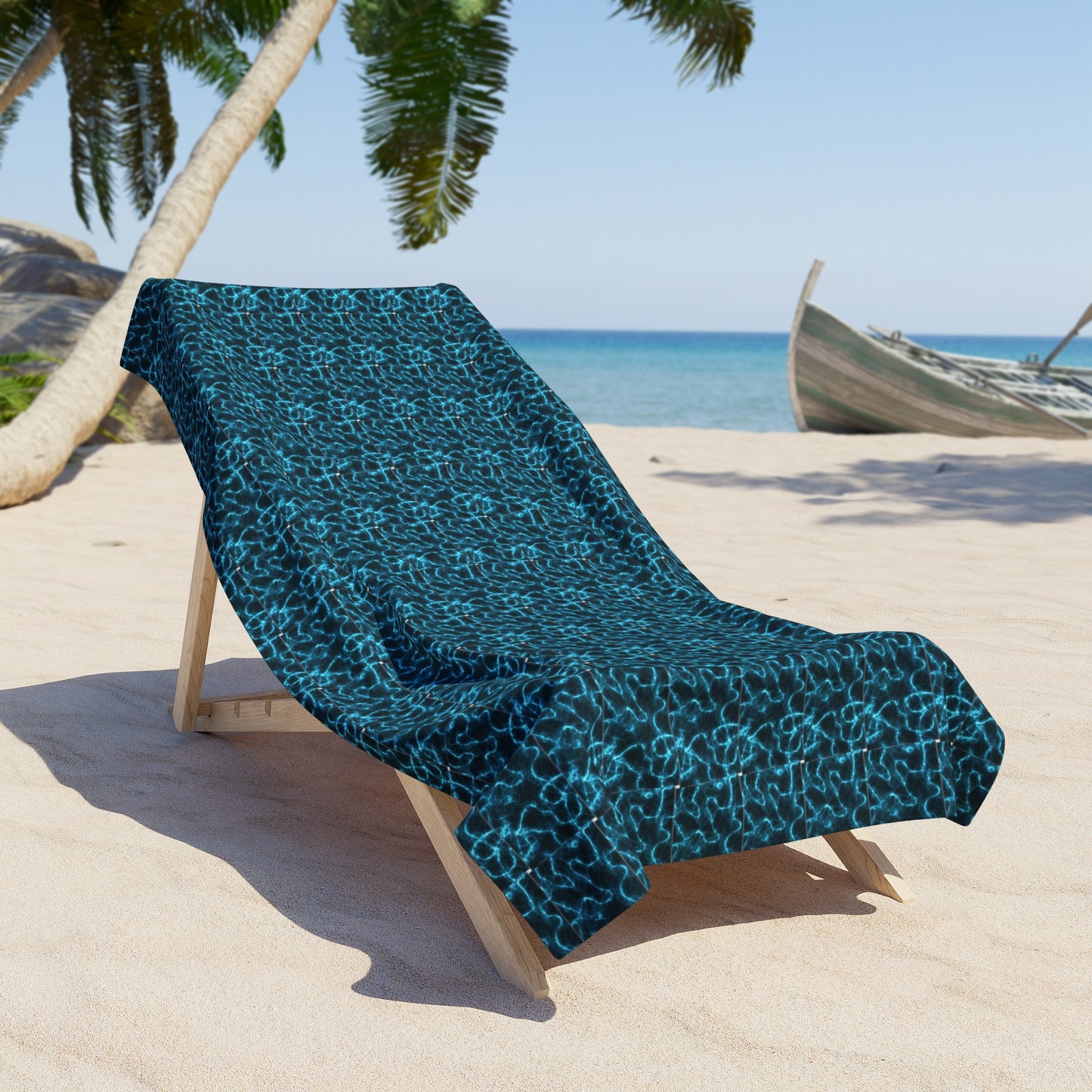 Background-lits  Beach Towel