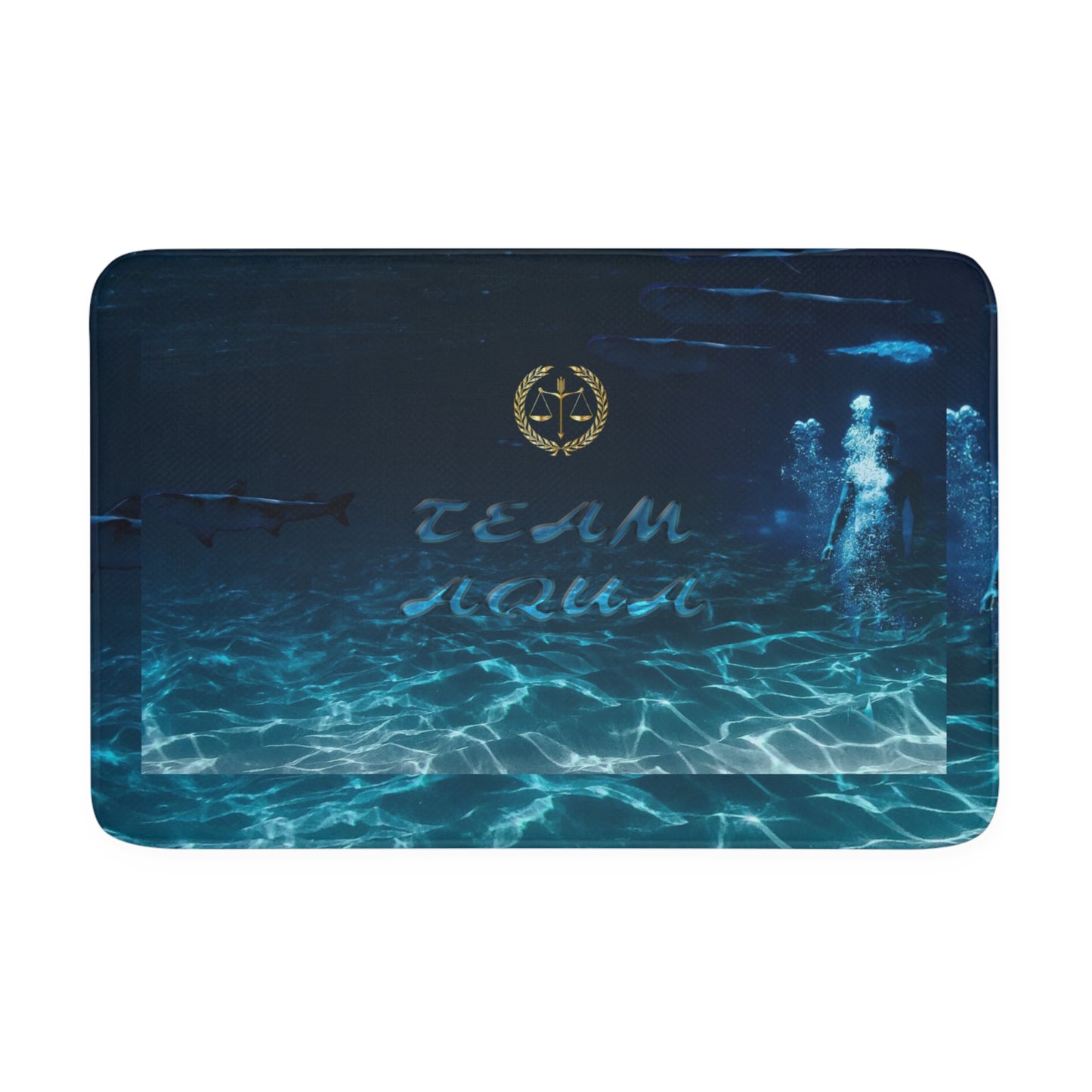 Team  Aqua Memory Foam Bath Mat