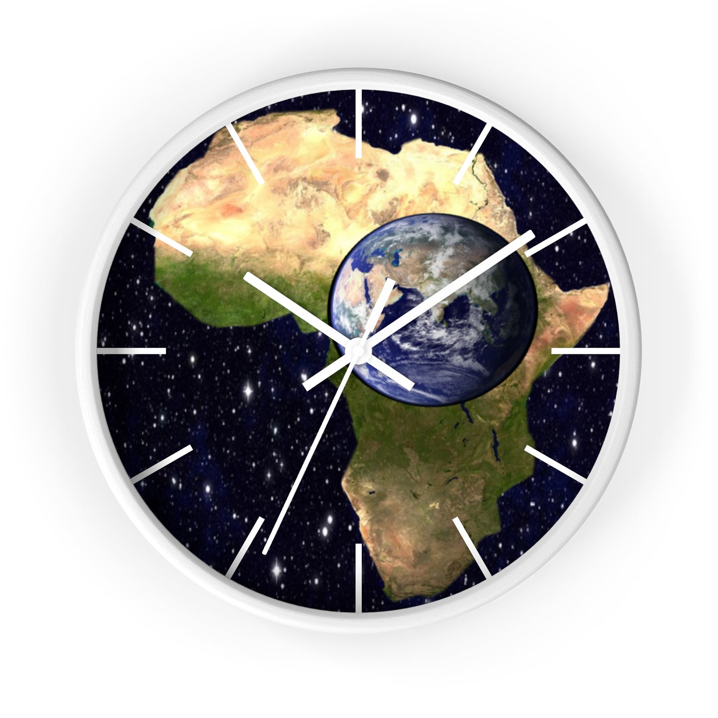 Earth In Africa Wall clock