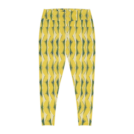 Banana Leaf Plus Size Leggings