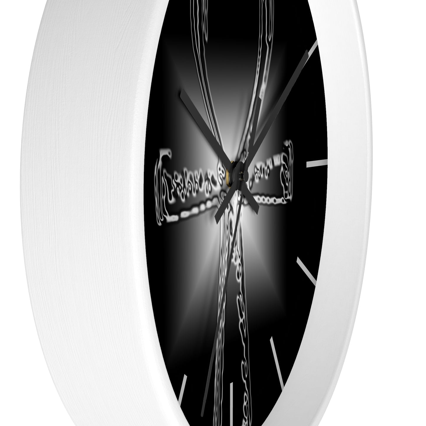 Glass Ankh Wall clock