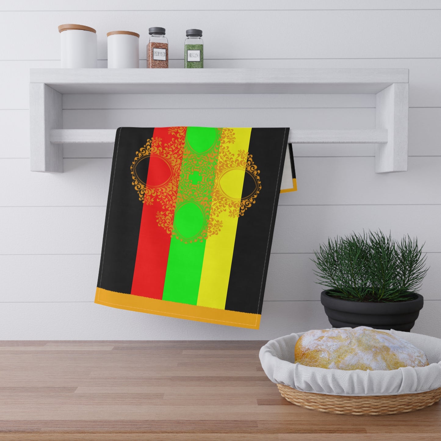 African Knight Kitchen Towel