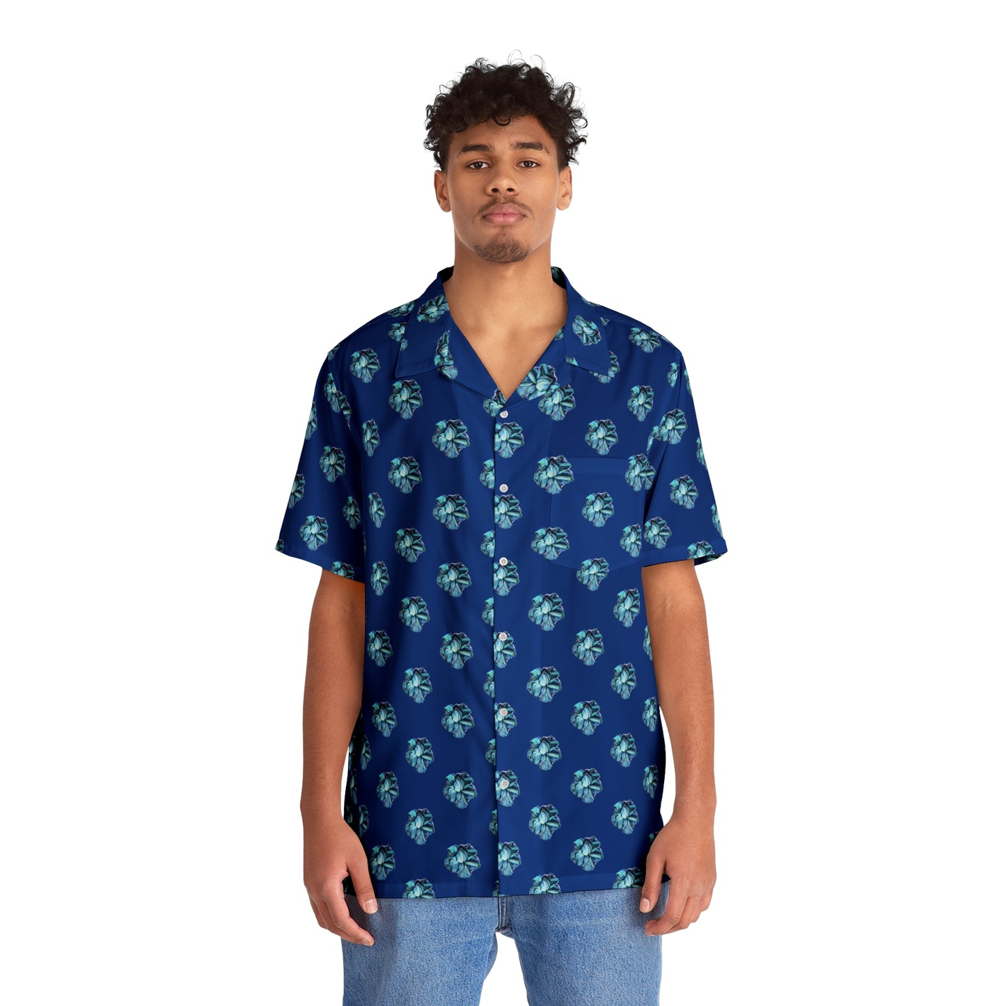 Blue Opera Men's Hawaiian Shirt