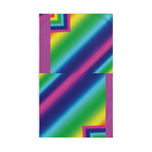 Rainbow Point Hand Towel