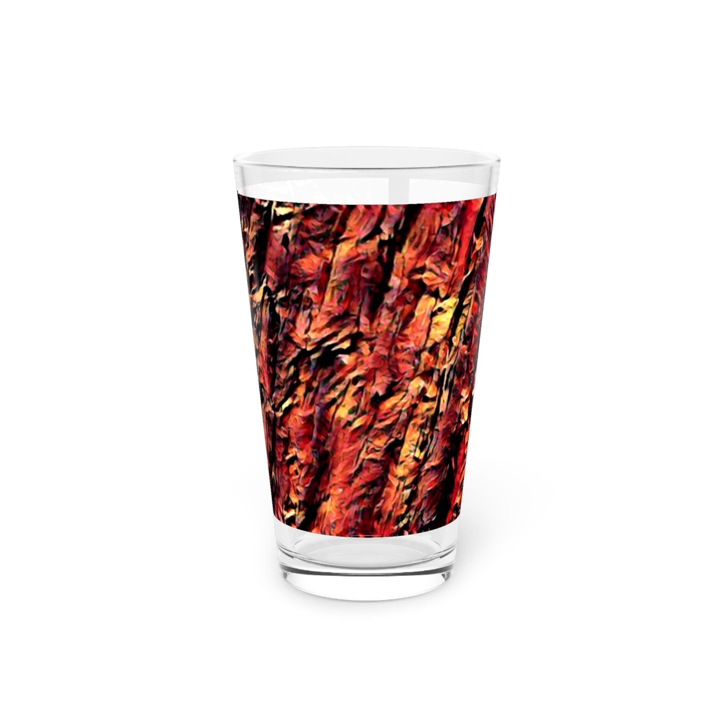 Red Wood  Pint Glass, 16oz