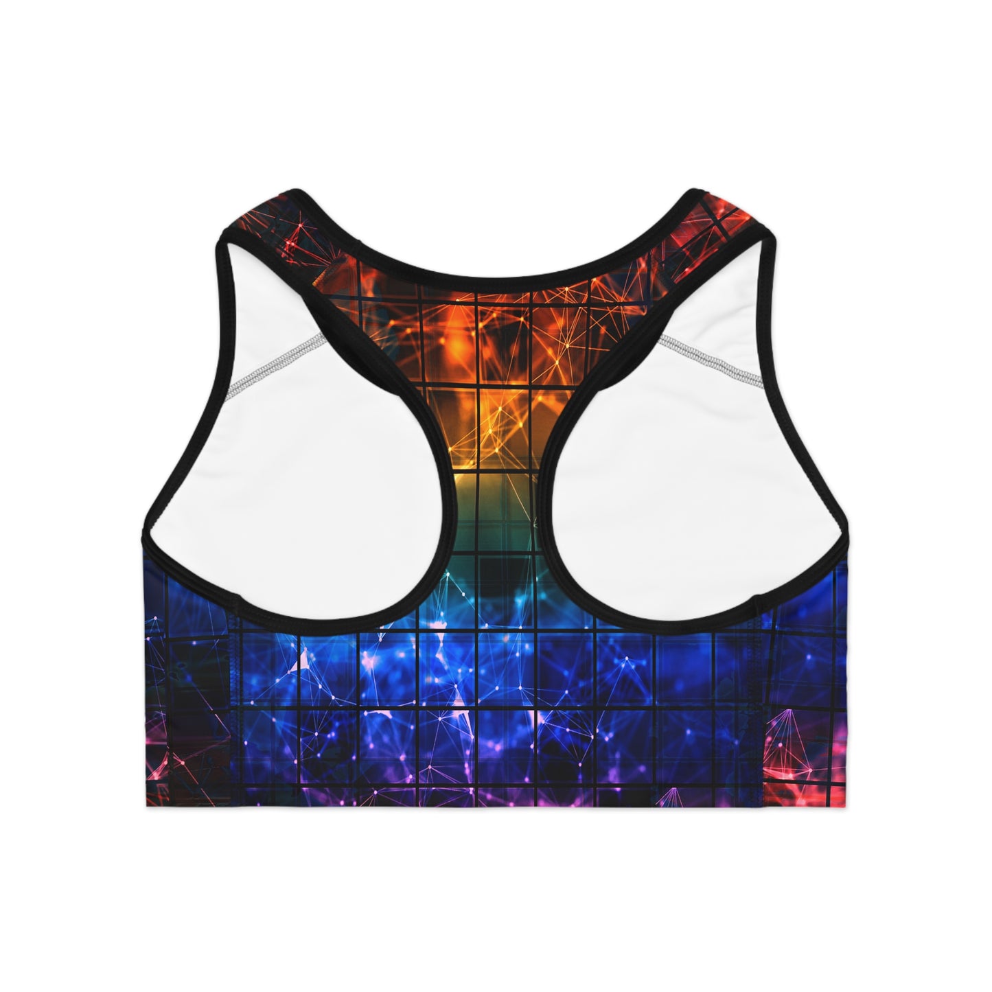 Techno - Colo Sports Bra (AOP)