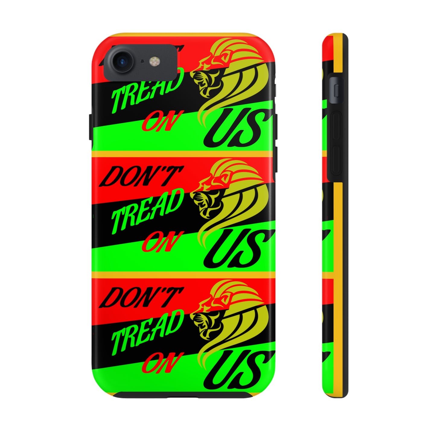 "Don't Tread On Us" African Diaspora Flag X's 3 Tough Phone Cases, Case-Mate