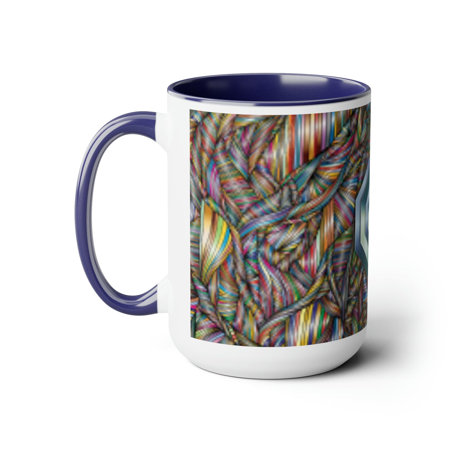 Cerebral Two-Tone Coffee Mugs, 15oz