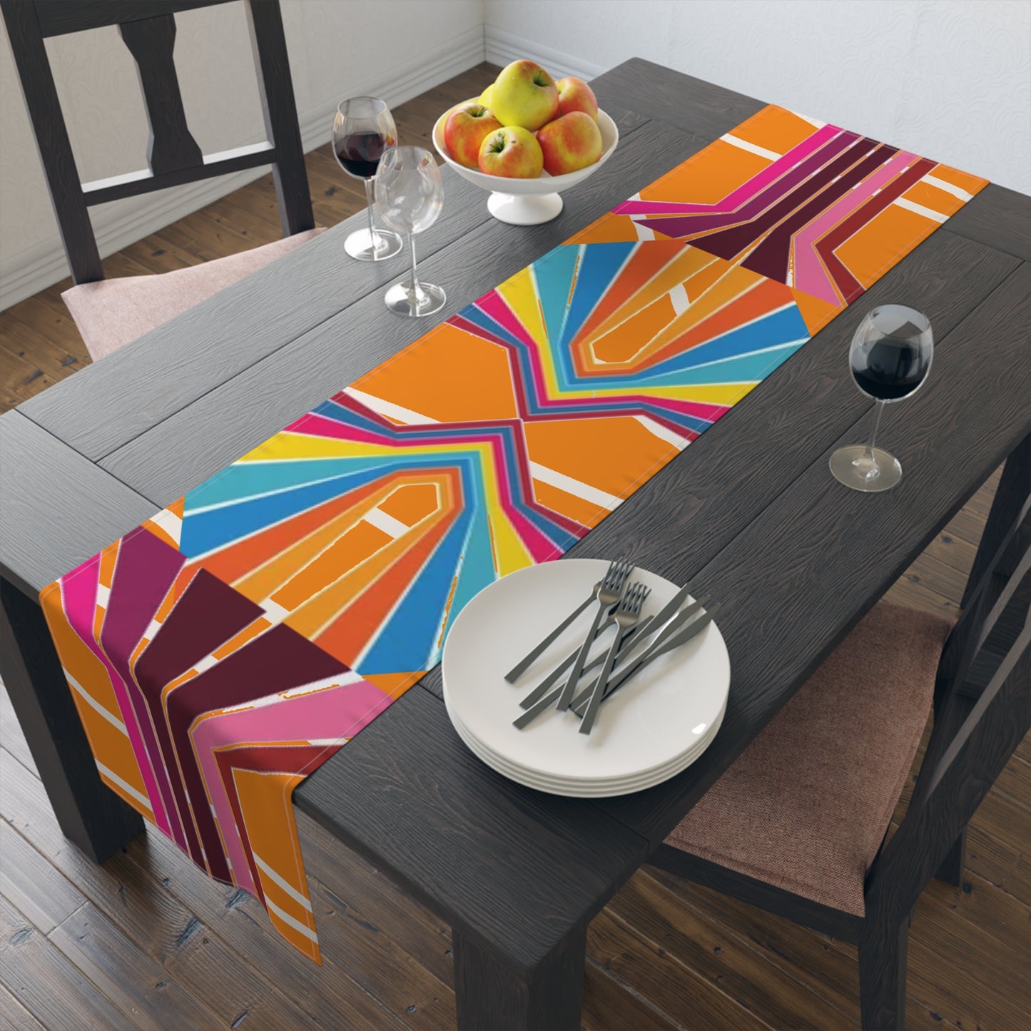 Bent Straw Table Runner (Cotton, Poly)