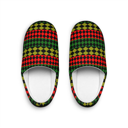 Pan African FLAG Women's Indoor Slippers