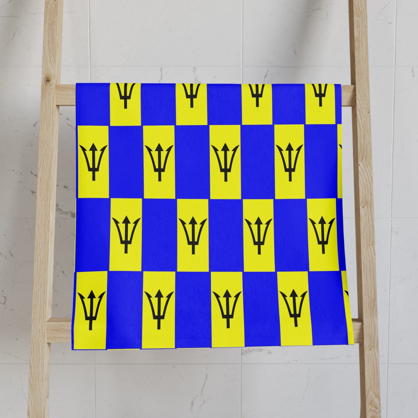 Barbados Flag Hand Towel