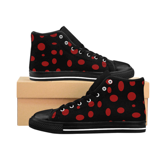 Black Ladybug Women's Classic Sneakers