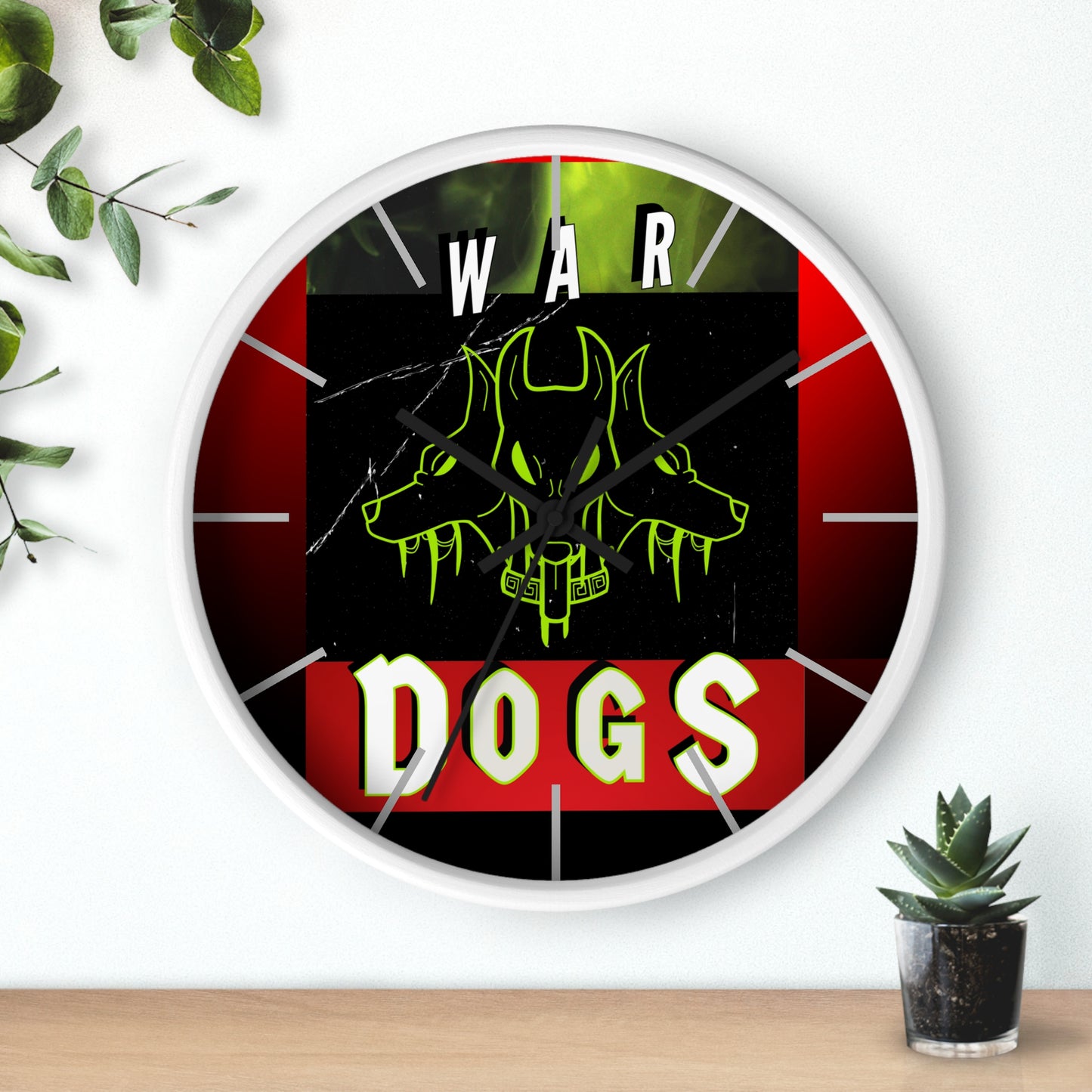 WAR DOGS Wall clock