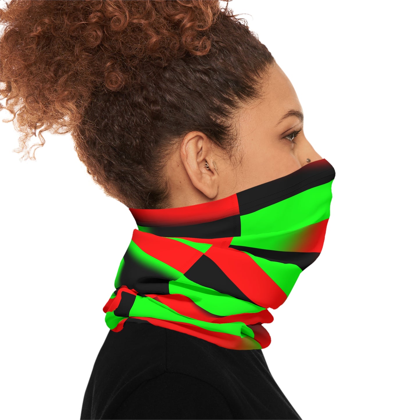 Afro Strips Flag Midweight Neck Gaiter