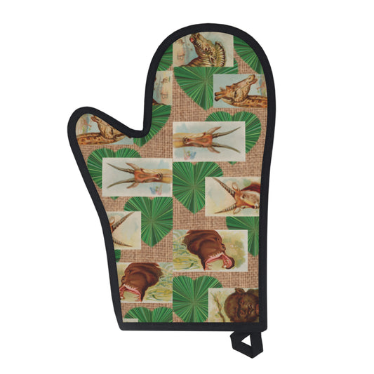 Heart Grass Animals Oven Glove