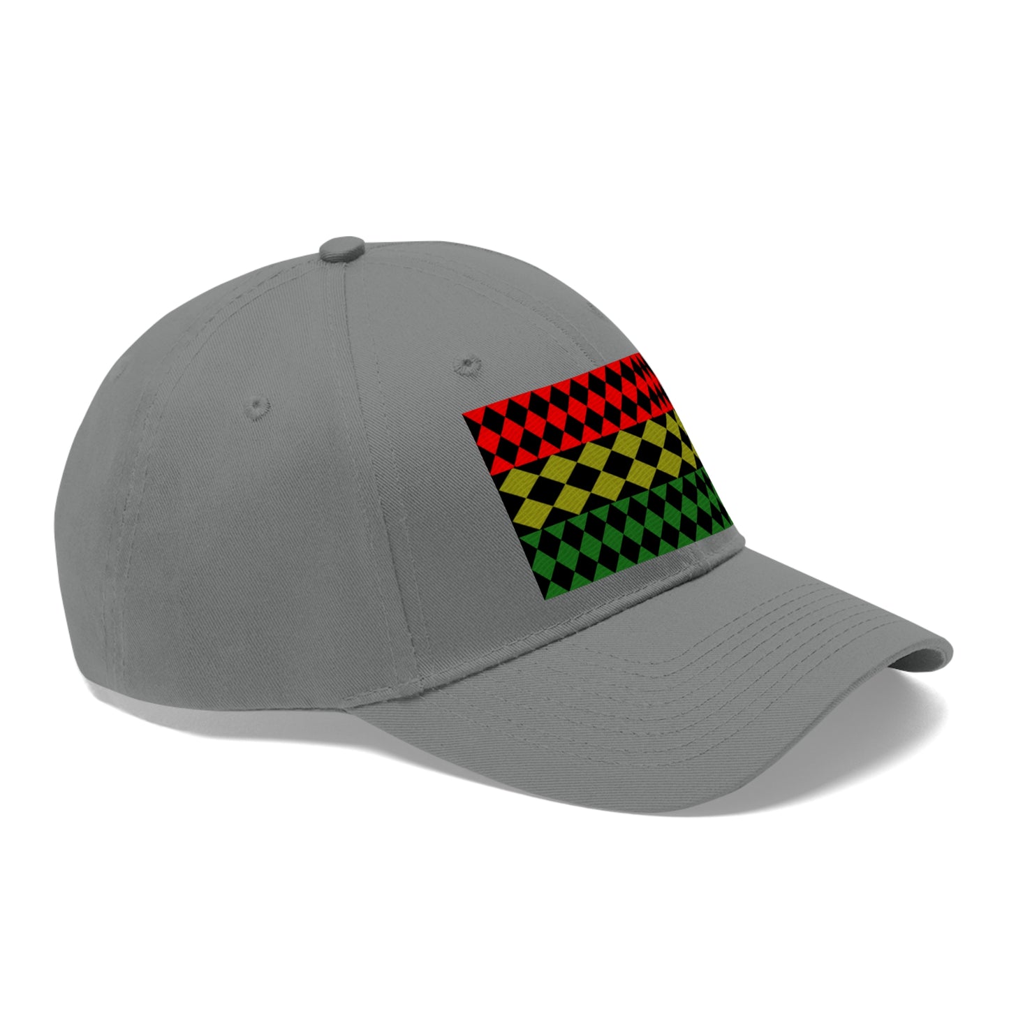 Pan African FLAG (EMBROIDERED ) ( Optical)  Unisex Twill Hat