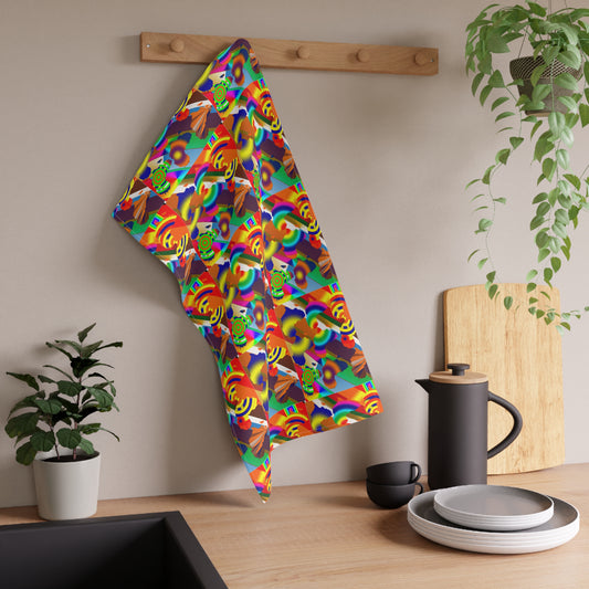 9 Africa's Collage  Kitchen Towel