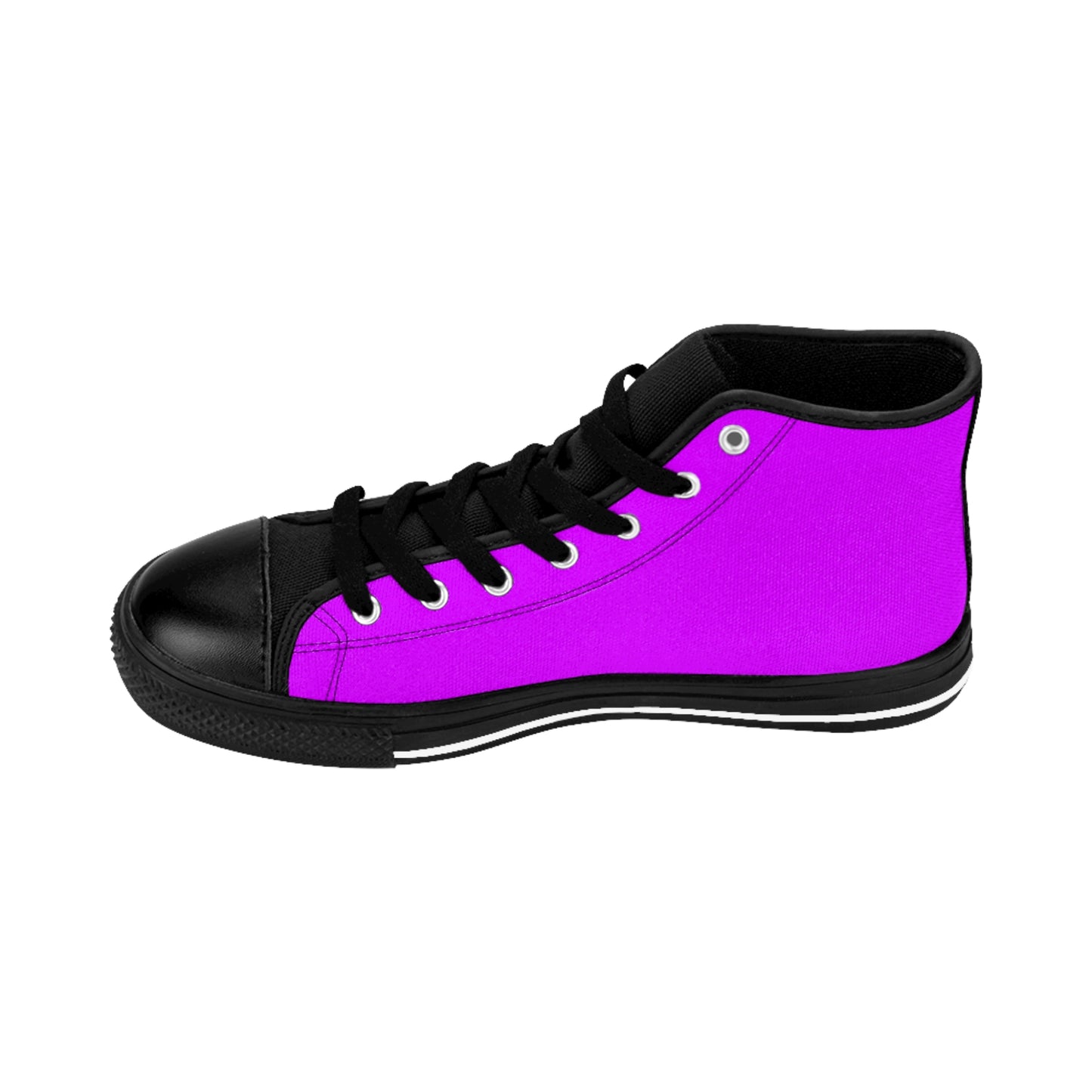 Purple Butterfly Women's Classic Sneakers