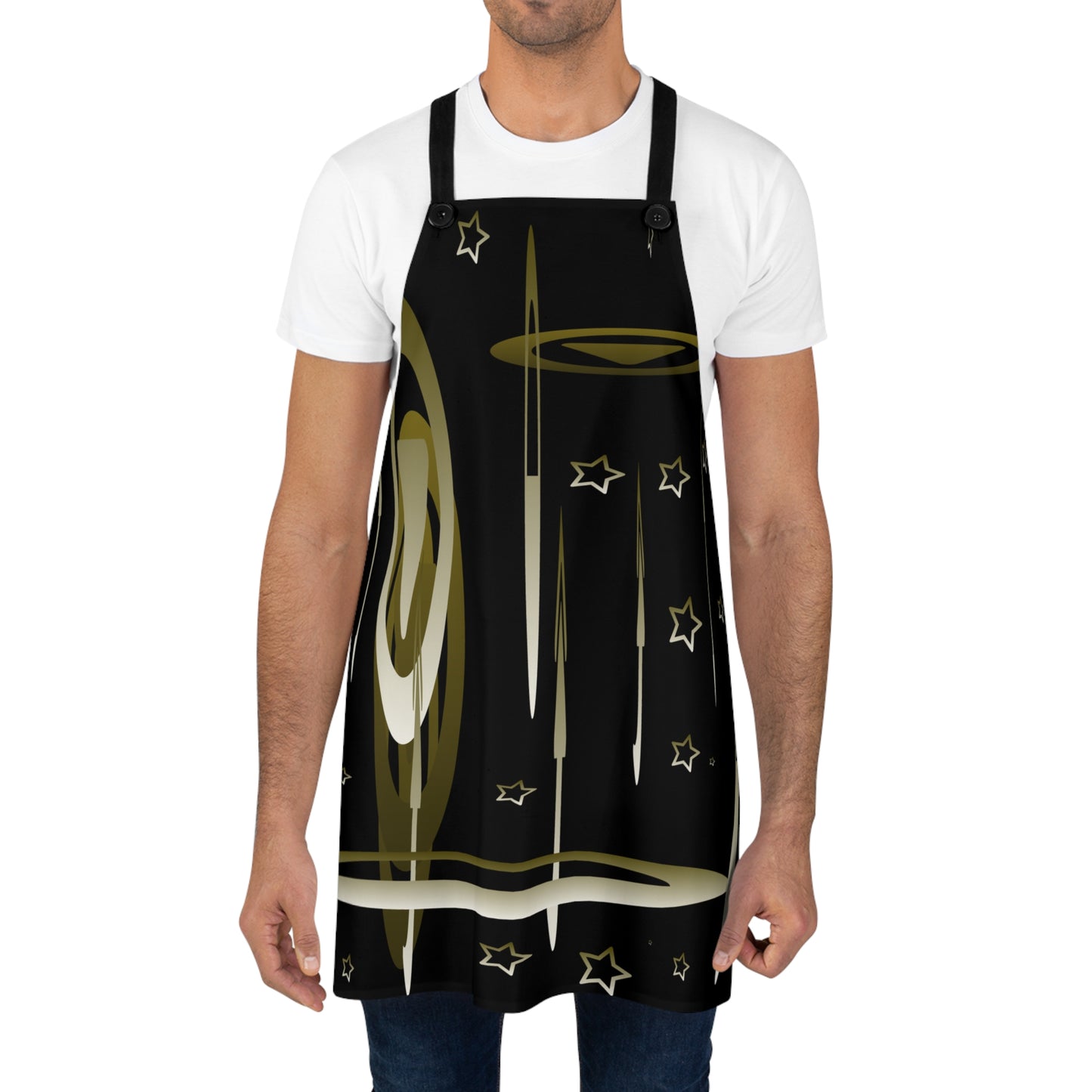 Gold  Stars Apron (AOP)