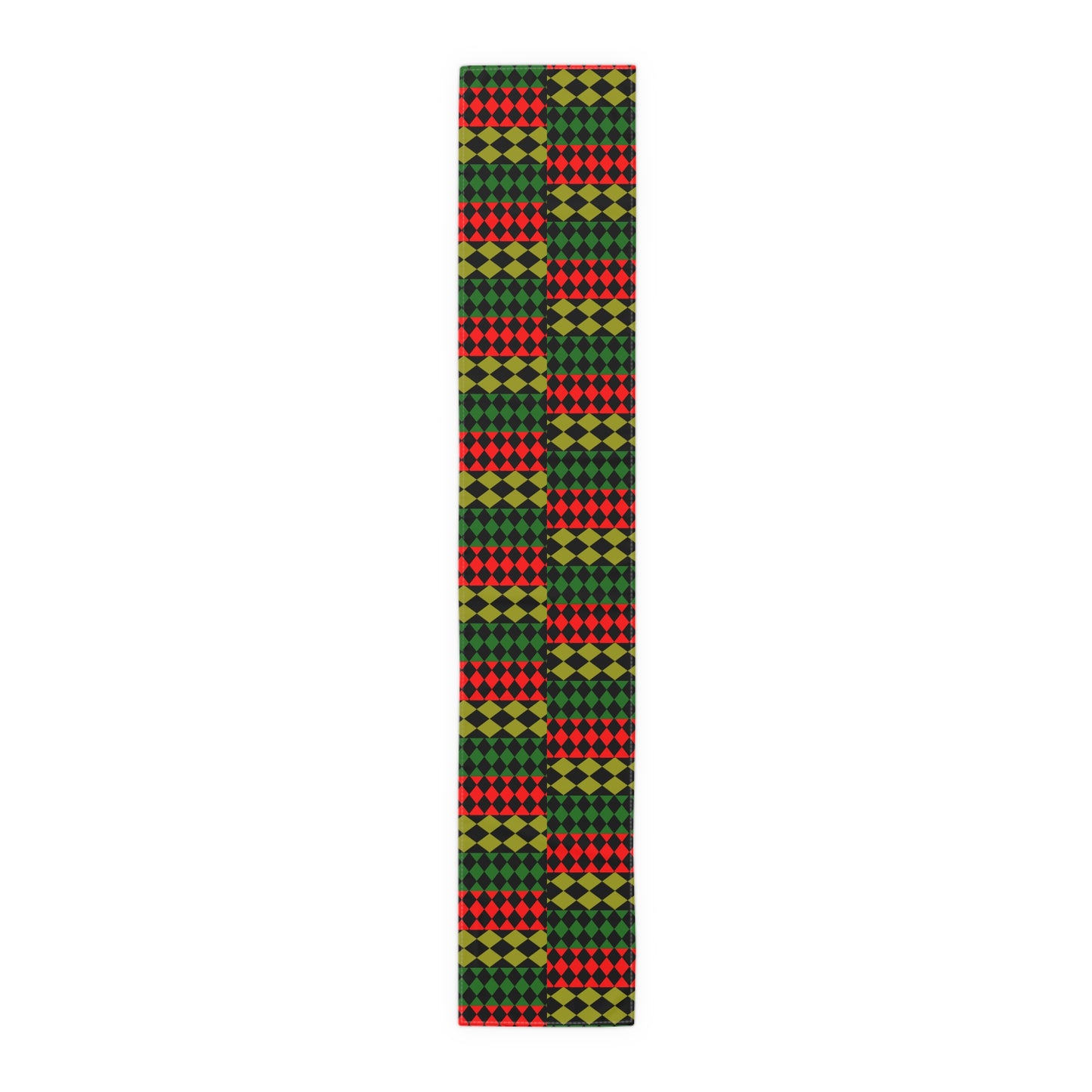 Pan African FLAG( Optical) Table Runner (Cotton, Poly)