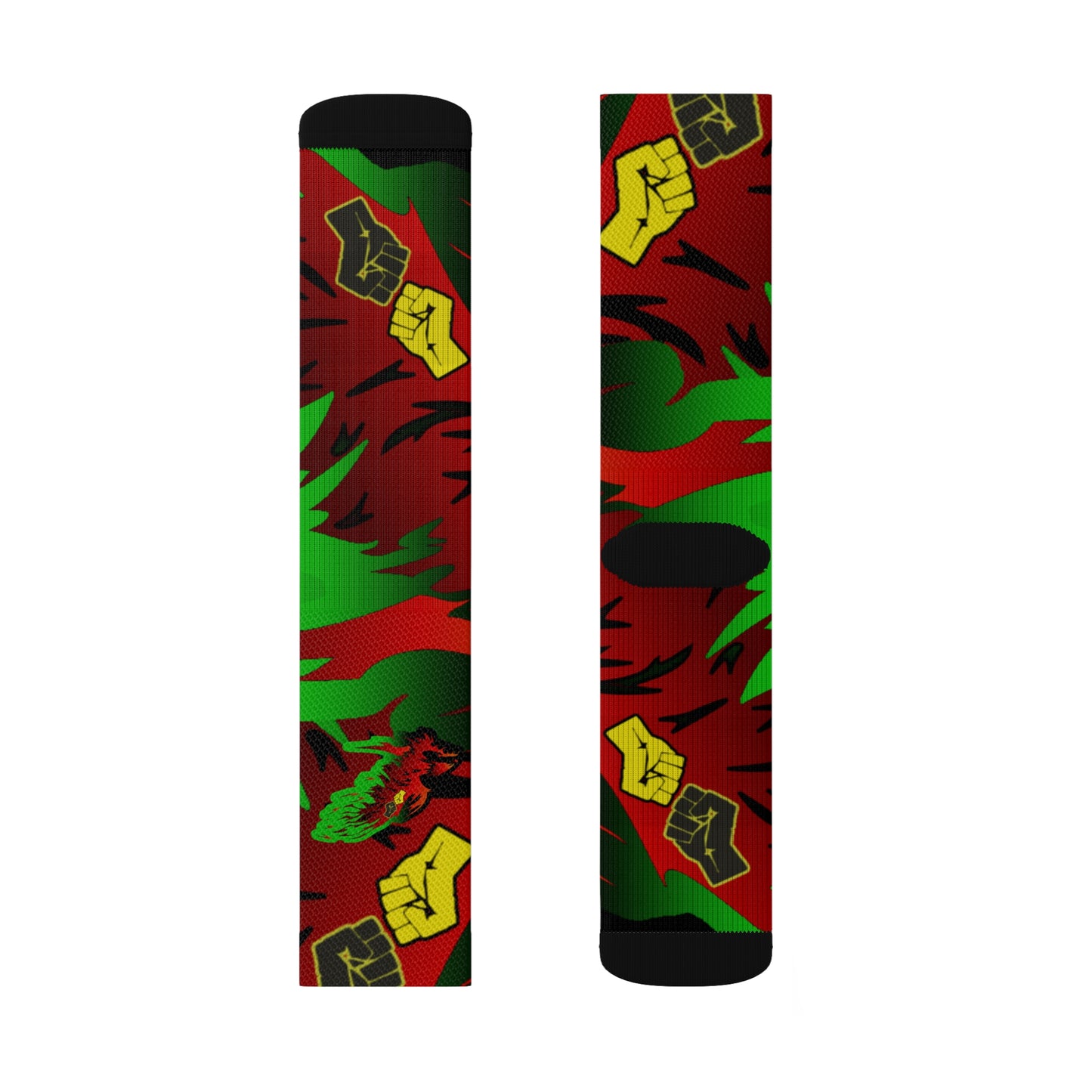 Afro Fire Bird     Sublimation Socks