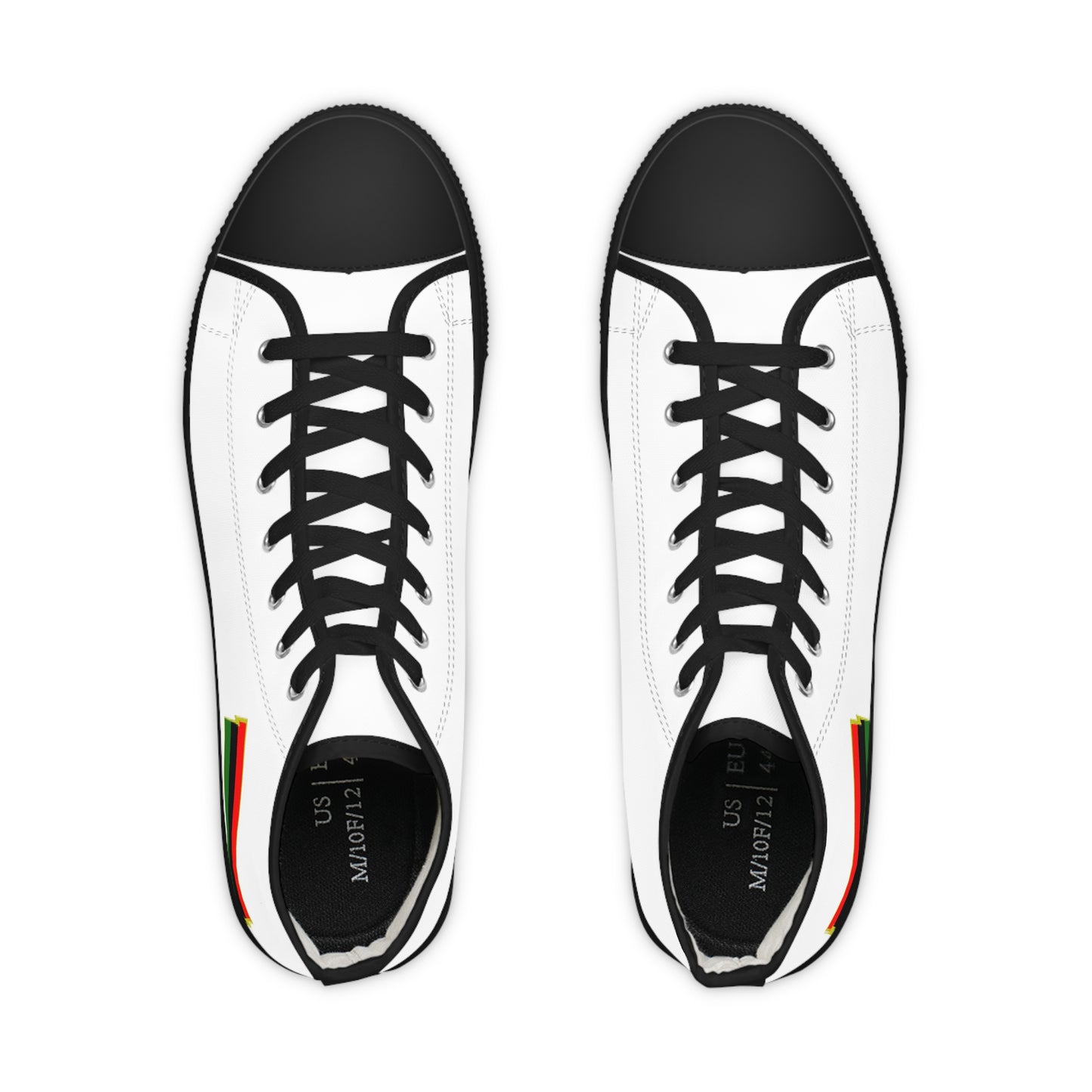 African Diaspora Flag     Men's High Top Sneakers